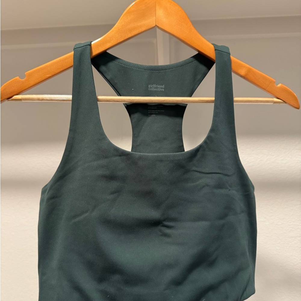 Girlfriend Collective Forest Green Tank Top